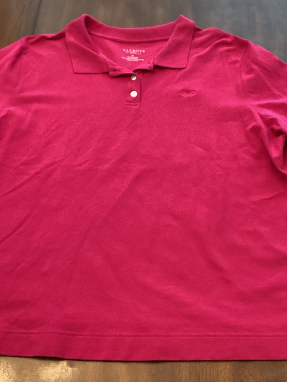 Talbots Woman Pink Polo Shirt Size 2X - Picture 4 of 10